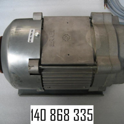 140868335 - 3PH. MOTOR 0,75KWATT 230V COMPL..M. #TRAEG#.U.PULLEY DISK.112/..EQUIPPED.0